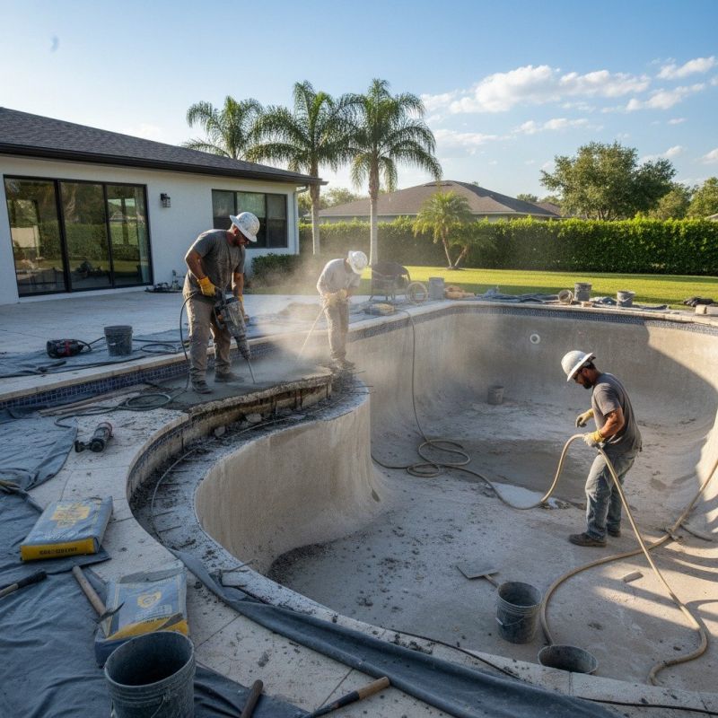 Gunite Pool Service detail