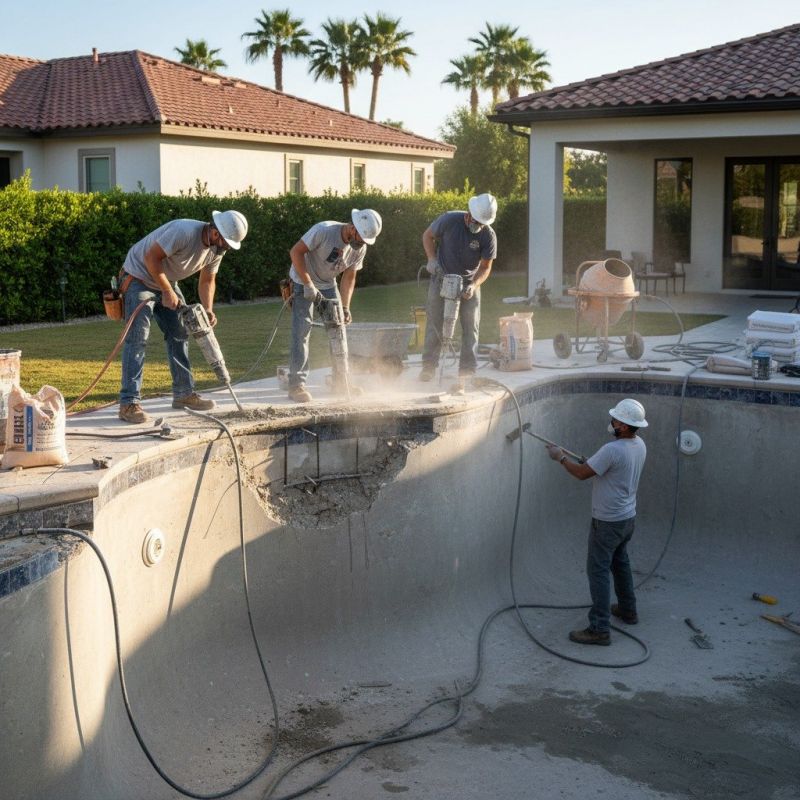 Gunite Pool Service detail