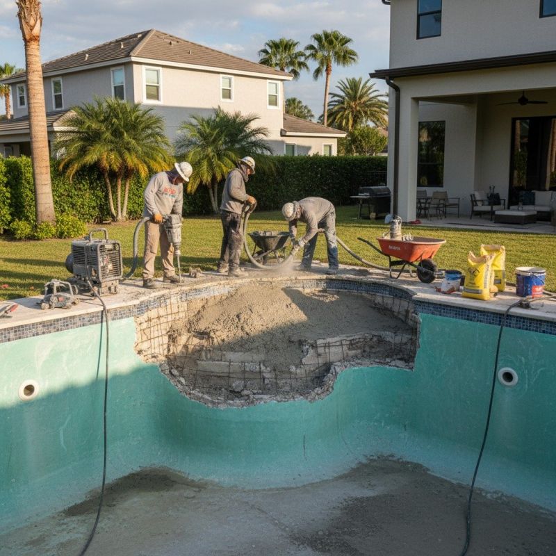 Gunite Pool Service detail