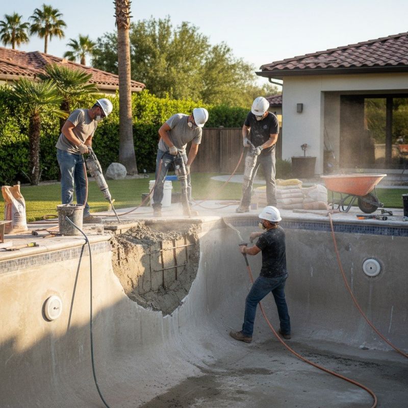 Gunite Pool Service detail