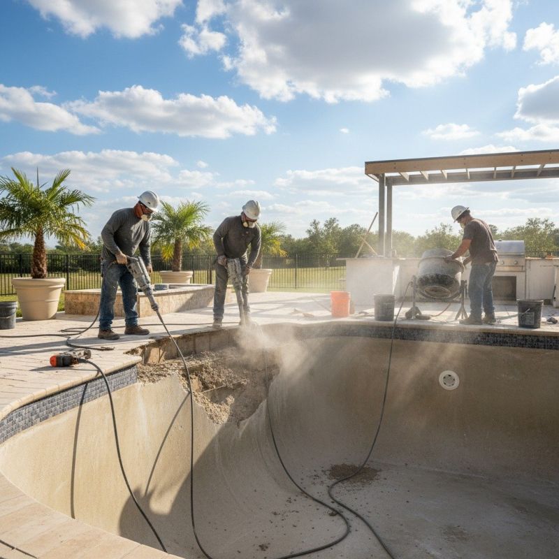 Contact About Gunite Pool Service